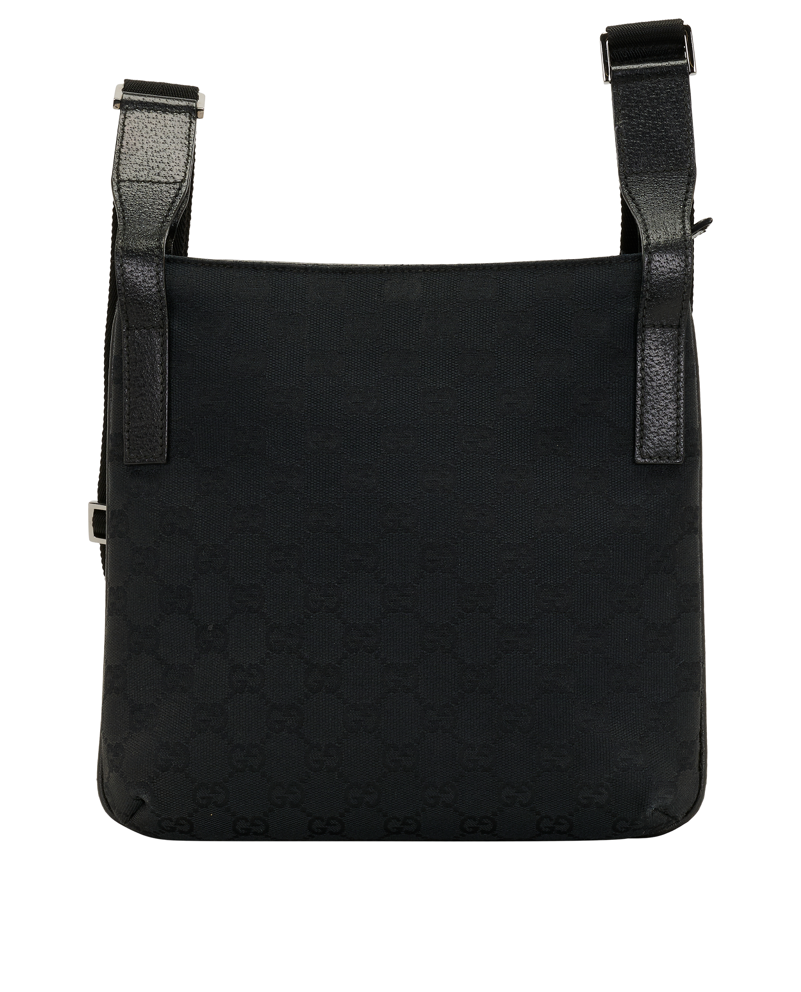 GG Messenger, &pound;380, Handbags, Black, Canvas, Back view